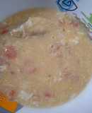 Sopa de harina de arvejas