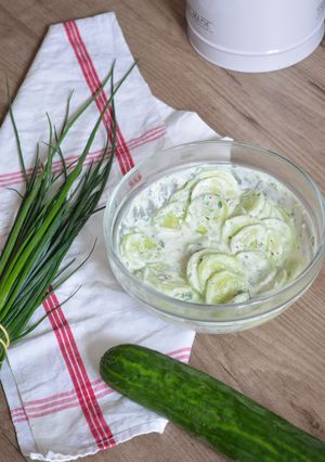 Une photo de Concombre à la crème