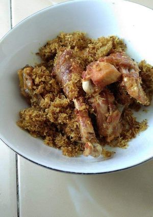 Foto resep Ayam kampung serundeng