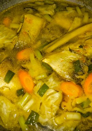 Foto resep Sayur bandeng kuah kuning