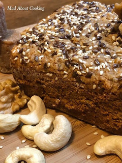 A picture of Eggless Whole Wheat Jaggery Cake or Atta Gur Ka Cake – Healthy Cake.