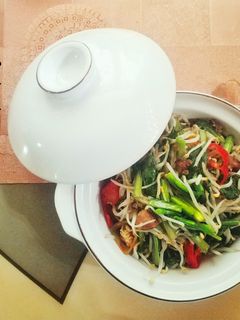 Foto resep Tumis Sayur Sawi dan Tauge
