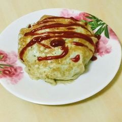 A picture of Omurice.