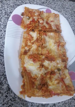 عکسی از دستور لازانیای مرغ