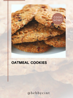 Foto resep Oatmeal Cookies