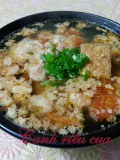 Hình của món Canh Riêu Cua (cua biển).