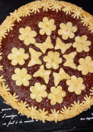 Una foto de #merienda. Pastafrola membrillo PRIMAVERA😁