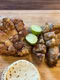 Chicharrón de cerdo a la parrilla