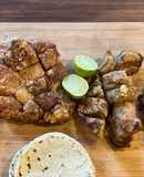Chicharrón de cerdo a la parrilla