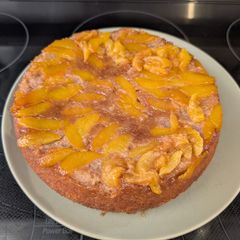 A picture of Peach pound cake.