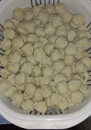 Foto resep Bakso ayam tengiri home made/blender