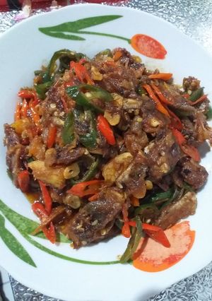 Foto resep Tumisan ikan cara asin