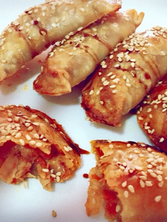 Una foto de Empanadillas horno de atún y calabacín