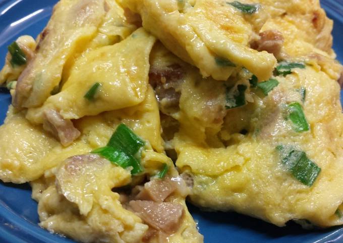Tutorial Membuat Resep Dadar telur + daging ayam – Resep Makan Harian