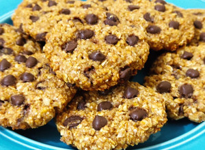 Una foto de Galletitas de avena y chispas de chocolate