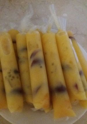 Foto resep Es lilin buah campur