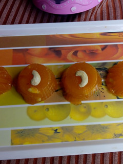 A picture of Custard halwa.