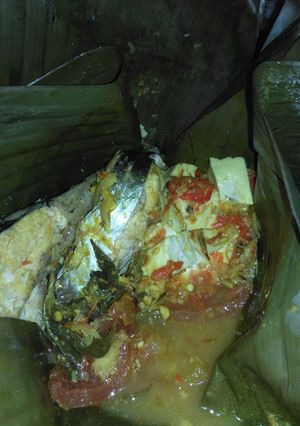Foto resep Pepes patin + tahu pedas ❤️