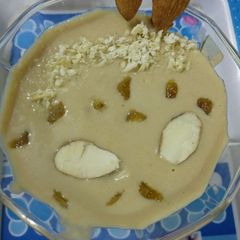 A picture of Barfi ki rasmalai.