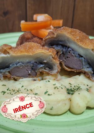Rántott gombafejek 🍄‍🟫🧅hagymás csirkemájjal töltve🍄🍄‍🟫🍄 recept fotója