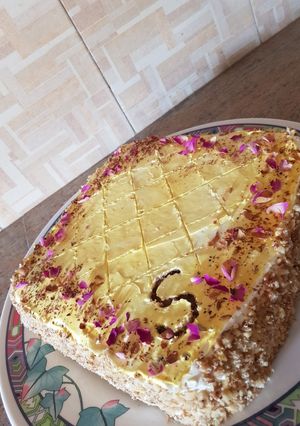 صورة لوصفة كيكة الجزر