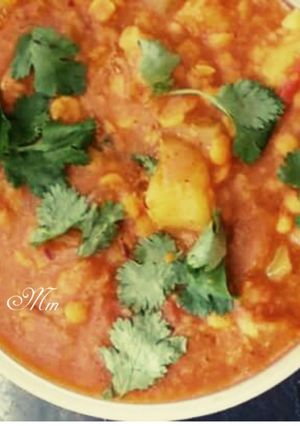 A picture of Raw Papita With ChanaDal from Odisha.