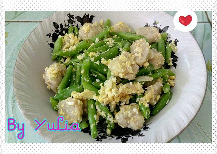 Proses Menyiapkan Tumis buncis, Bisa Manjain Lidah