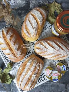 Foto resep Milk Hearth Bread/Mirukuhasu