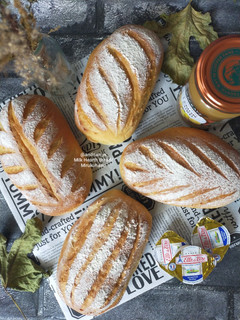 Foto resep Milk Hearth Bread/Mirukuhasu