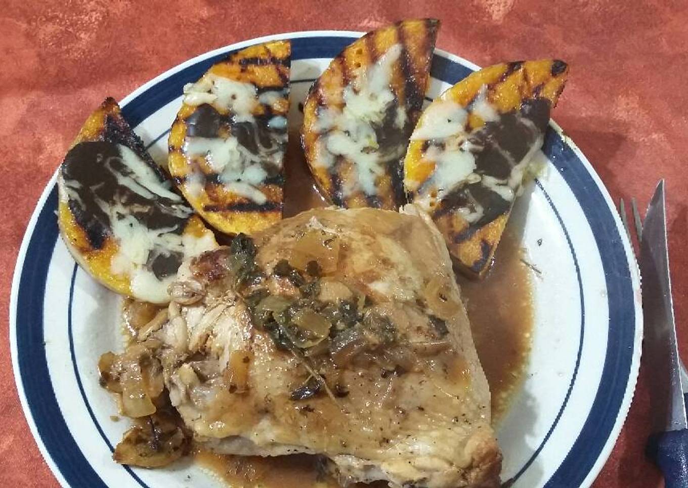 Pollo al oreganato con calabaza - Gluten Free