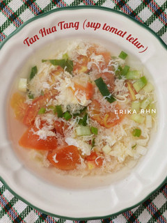 Foto resep Tan Hua Tang (sup tomat telur)