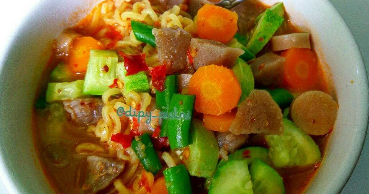 33 resep  mie seblak  bandung  sehat enak dan sederhana Cookpad 