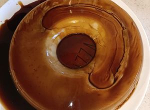 Una foto de Flan de Chocolatinas En Monsieur Cuisine Plus