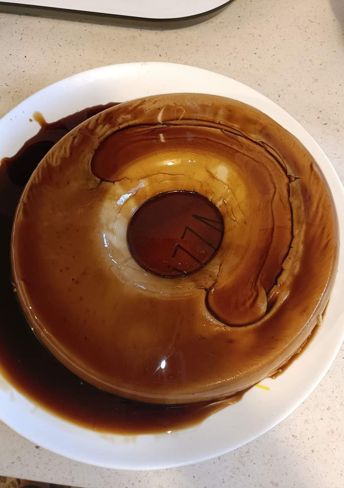 Una foto de Flan de Chocolatinas En Monsieur Cuisine Plus