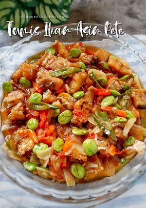 Foto resep Tumis Ikan Asin Pete