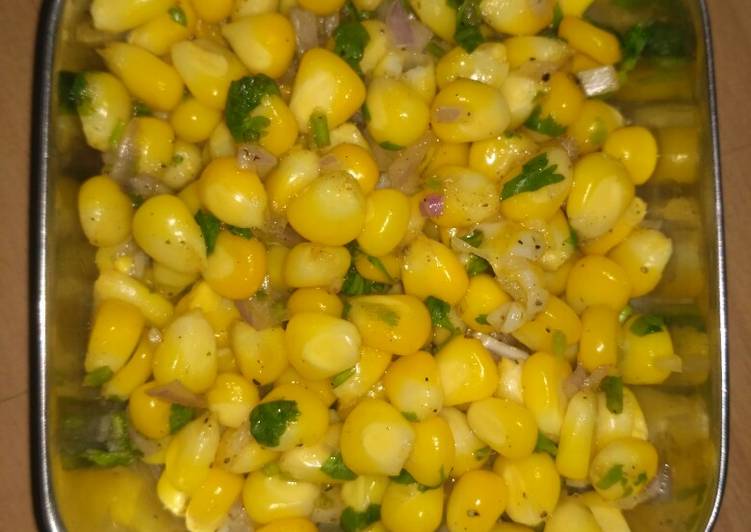 Recipe of Speedy Corn chaat
