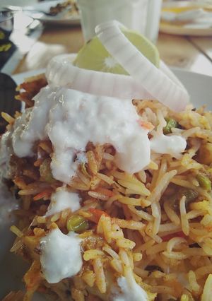 A picture of Biryani.