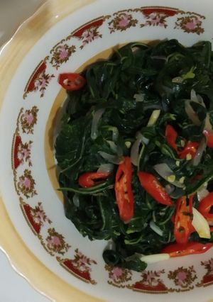 Foto resep Tumis daun singkong