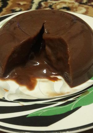 Foto resep Puding Choco Lava 🍮 Melted Chocolate Pudding