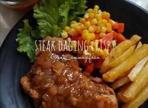 Foto resep 🥩 STEAK DAGING CRISPY 🥩