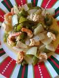 Camarones con pimiento