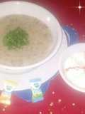 Green split gram white khichdi