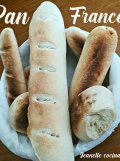 Una foto de Pan francés