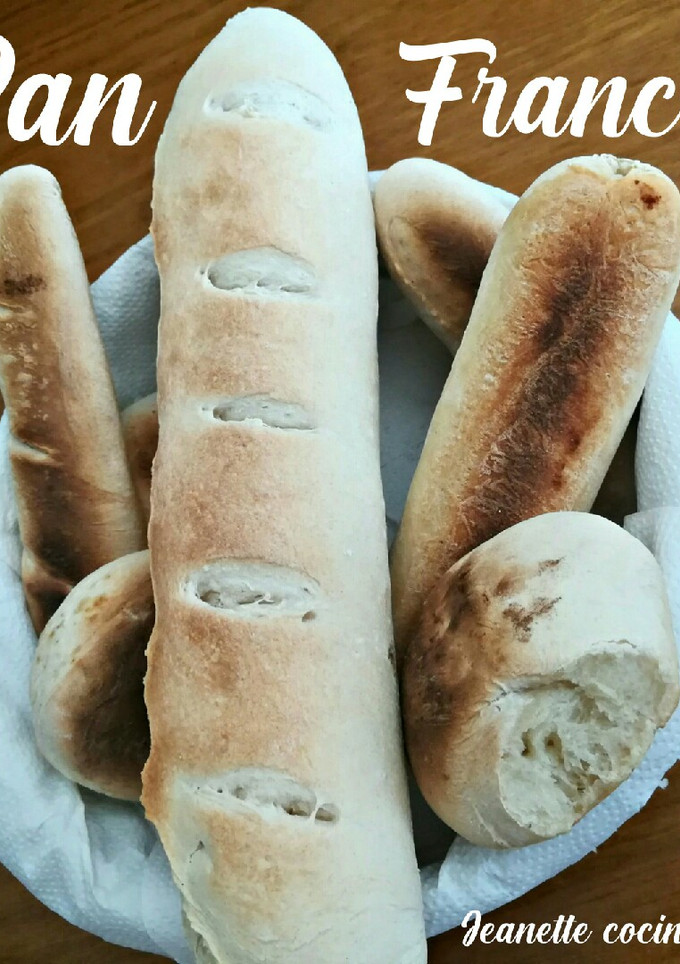 Una foto de Pan francés
