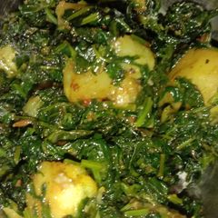 Aloo methi A picture of Aloo methi.
