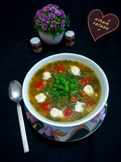 عکسی از دستور آش جو الهام پز