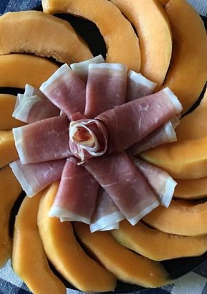 Une photo de Melon au jambon de la forêt noire