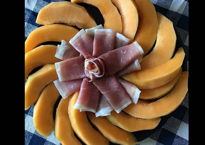 Melon au jambon de la forêt noire