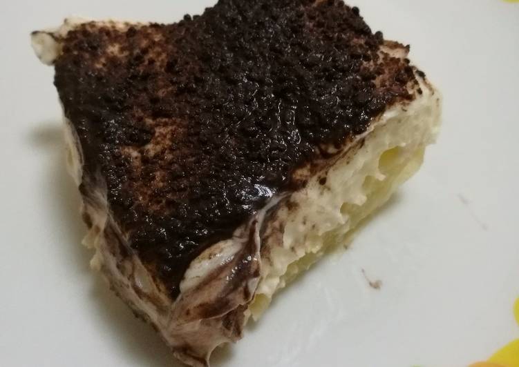 Resep Pie Tiramisu 6 bahan Anti Gagal