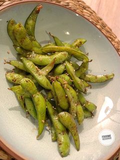 Una foto de 🌱 Edamames salteados 🌱